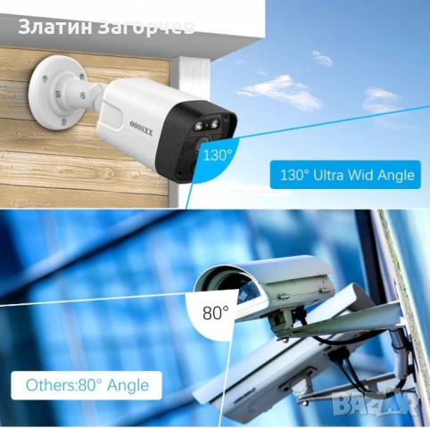 Система за видеонаблюдение 4K Ultra HD – 8 камери + 8-канален NVR, PoE, двупосочно аудио, снимка 2 - Комплекти за видеонаблюдение - 53257857