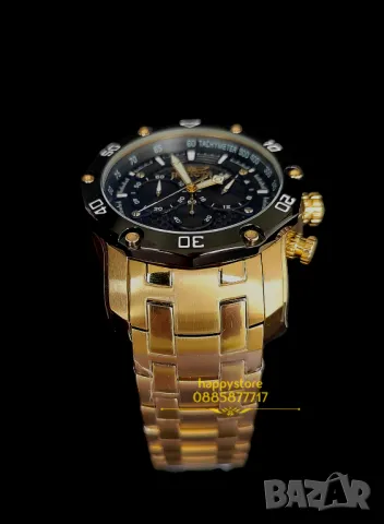 часовник INVICTA Pro Diver Gold 50 мм, Инвикта нов , снимка 1 - Мъжки - 47302212