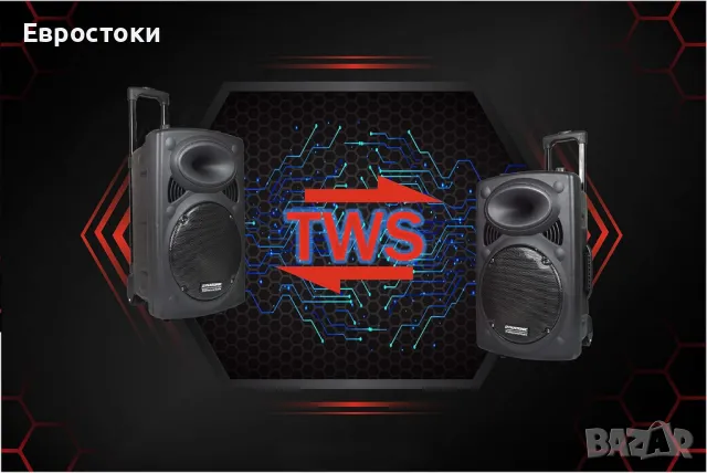 DYNASONIC Dynapro 12 Преносима активна тонколона, снимка 2 - Bluetooth тонколони - 50107485