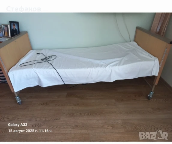 Продавам ново електрическо болнично легло. 