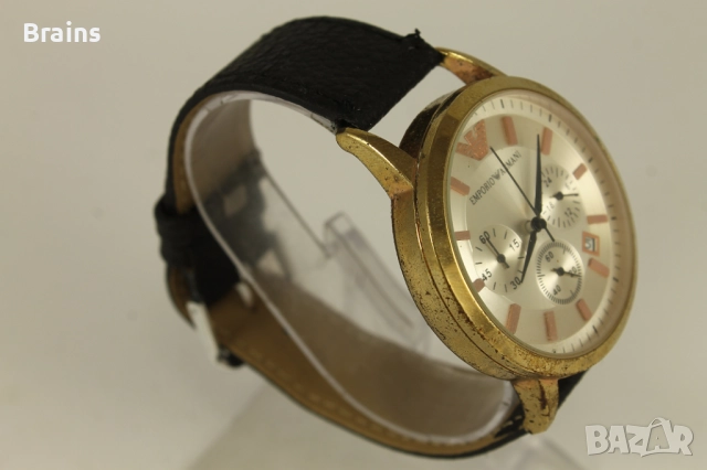 EMPORIO ARMANI Chronograph Мъжки Кварцов Часовник, снимка 6 - Мъжки - 51773247