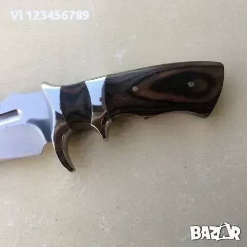 Стабилен и тежък ловен нож, кания 190 х305, снимка 5 - Ножове - 53863395