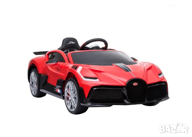 Акумулаторна кола licensed Bugatti Divo Red, снимка 3 - Детски велосипеди, триколки и коли - 48122320