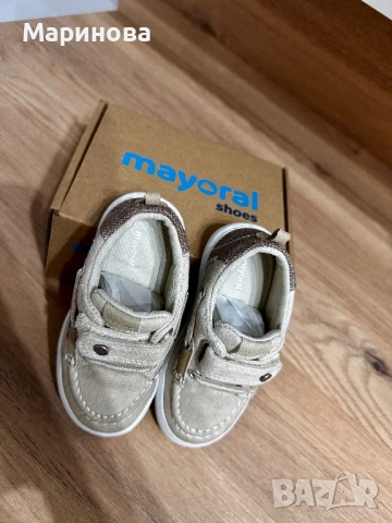 Обувки мокасини Mayoral, снимка 3 - Бебешки обувки - 53823287