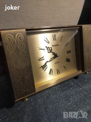 метален настолен часовник, снимка 7 - Други стоки за дома - 54102403
