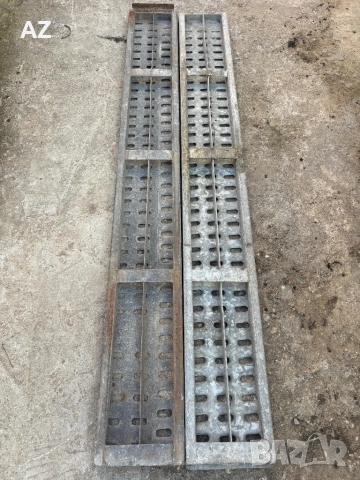 Пътеки за пътна помощ ремарке платформа метални, снимка 4 - Ремаркета - 53662496