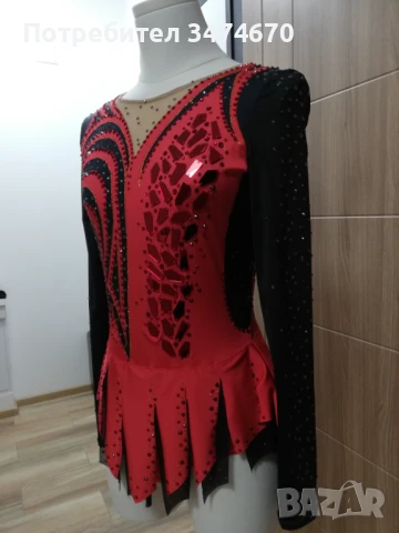 Трико ново за художествена гимнастика размер S, снимка 5 - Художествена гимнастика - 51329091