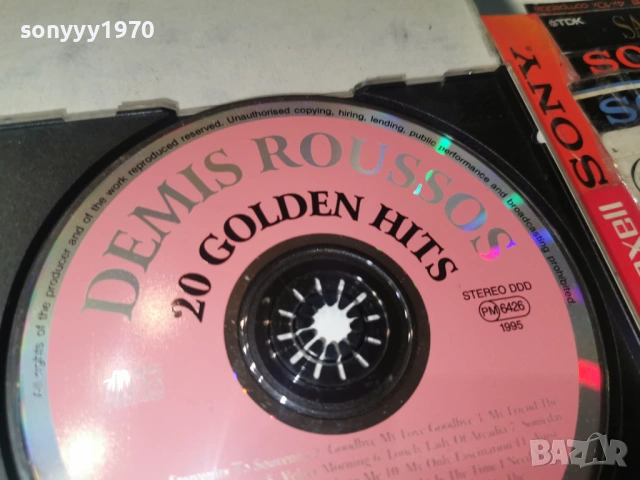 DEMIS ROUSSOS CD 3001261852, снимка 6 - CD дискове - 53287347