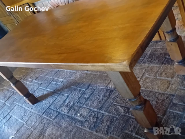 масивна трапезна маса, снимка 4 - Маси - 51101112
