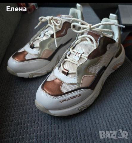 Сникърси Karl lagerfeld , снимка 6 - Маратонки - 53896211
