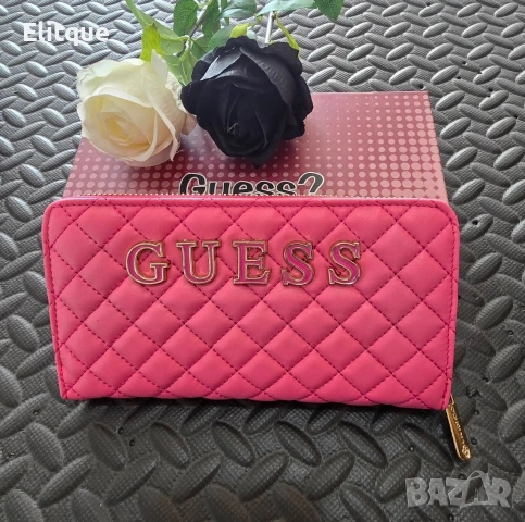 Дамски портфейл високо качество еко кожа, предлагат се в кутия Guess, снимка 3 - Портфейли, портмонета - 53578848