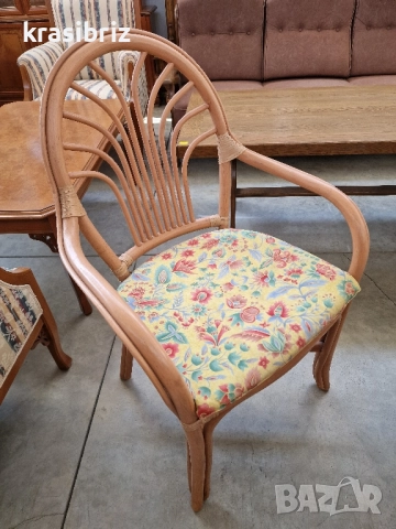 Ратанов Комплект-Маса и 2 бр.Стола-внос от Германия!, снимка 3 - Други - 51759712