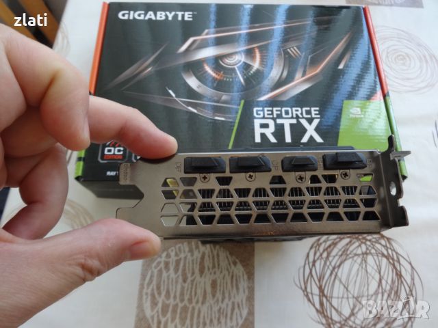 Геймърска Видеокарта GIGABYTE GeForce RTX 2060 OC 6G 6GB GDDR6 , снимка 5 - Видеокарти - 39391915