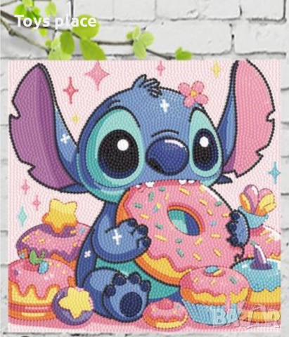 27*27см Диамантен гоблен Лило и Стич Lilo and Stitch 