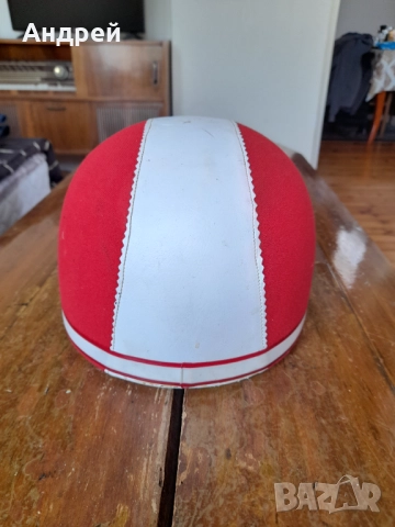 Стара мотористка Каска #6, снимка 3 - Други ценни предмети - 51536710