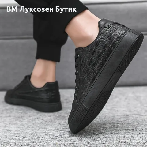 👟 Мъжки Луксозни Лачени Кецове – "Summer Shine" Edition Топ качество | Перфектна изработка | Летен , снимка 3 - Ежедневни обувки - 50098585