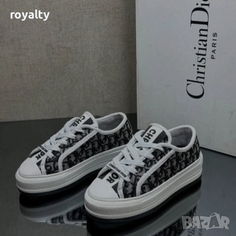 Dior Oblique Нови Дамски Маратонки 36-40 Номер Реални Снимки 