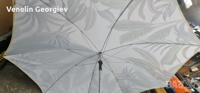 Комплект плажен чадър 180см, с стойка 45см., снимка 3 - Други стоки за дома - 49841965