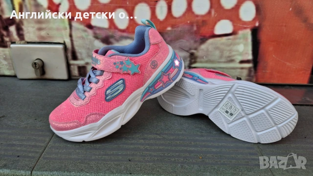 Английски детски светещи маратонки-SKECHERS, снимка 2 - Детски маратонки - 53770173