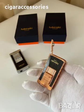 Запалка Lubinski с двоен пламък и вграден пънч, снимка 3 - Запалки - 49931359