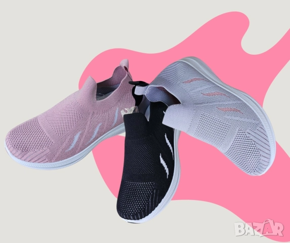 Леки и удобни дамски текстилни обувки - за свобода на движение и комфорт през целия ден, снимка 10 - Маратонки - 51948714