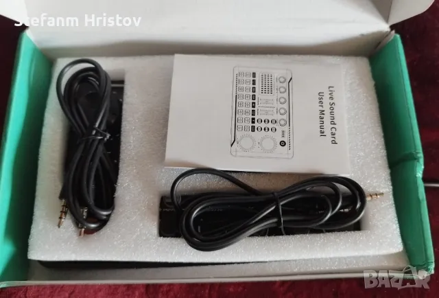 Продавам usb звукова карта с вградена литиева батерия , снимка 2 - Други - 48557420