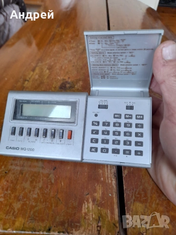 Стар калкулатор,настолен часовник Casio MQ-1200, снимка 3 - Други ценни предмети - 54083369