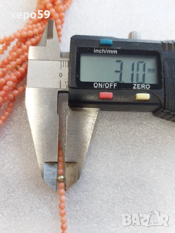 Прекрасно коралово колие и гривна със закопчаване от сребро и 84 златни топчета, снимка 5 - Колиета, медальони, синджири - 53840386