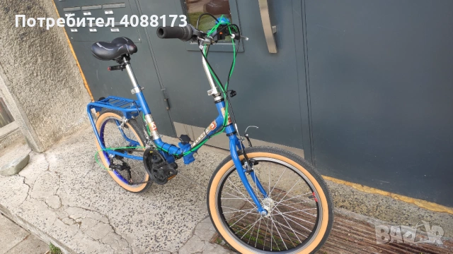Сгъваем велосипед "Балкан" с 15 скорости, снимка 4 - Велосипеди - 54045938