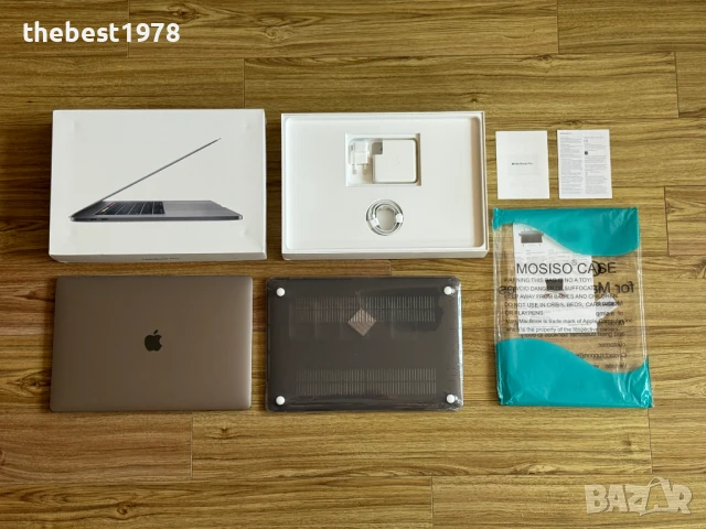 MacBook Pro 15`Core i9-8950HK/32GB RAM/512GB SSD/AMD Pro 555X/Бат 10ч, снимка 1