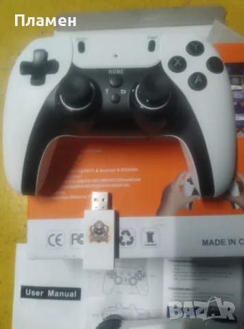 Игрова конзола с 2 джойстика USB 2.4G WIRELESS CONTROLLER GAMEPAD с над 10000 игри, снимка 4 - Други игри и конзоли - 46696902