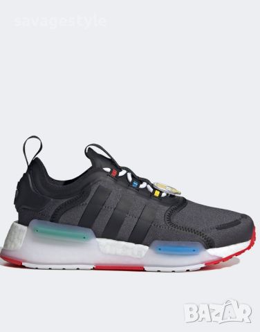 Унисекс Маратонки ADIDAS x The Simpsons Nmd_V3 Shoes Grey/Black, снимка 2 - Детски маратонки - 46321828