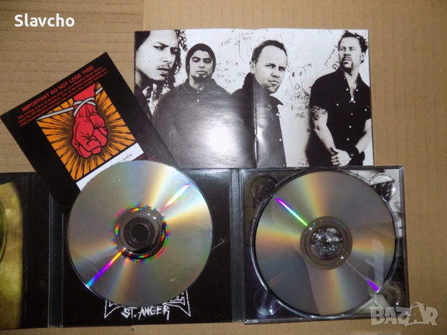 Компакт диск на - Metallica -St. Anger 2003/Hammer Fall – One Crimson Night 2003/ 2-CD, снимка 3 - CD дискове - 43094318