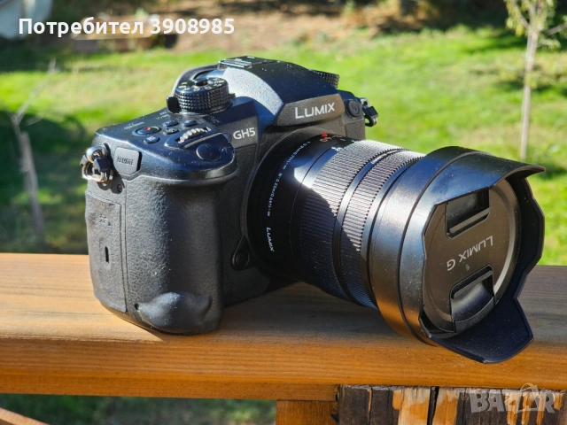 Хибридна фотокамера Panasonic GH5 с обектив 12-60мм f2,8-4, снимка 5 - Обективи и филтри - 51765611