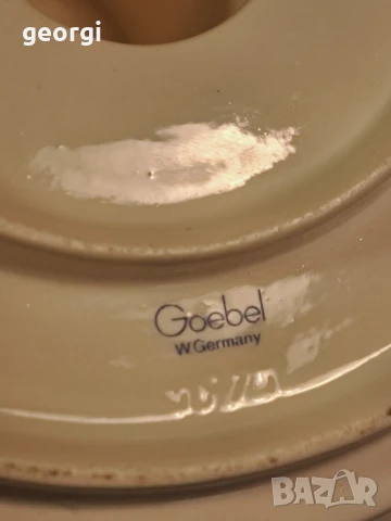 порцеланов свещник с ангелчета Goebel , снимка 8 - Декорация за дома - 50855858