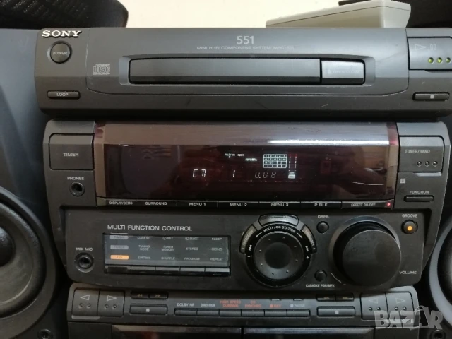 Аудиосистема SONY MHC-551, снимка 4 - Аудиосистеми - 50724146