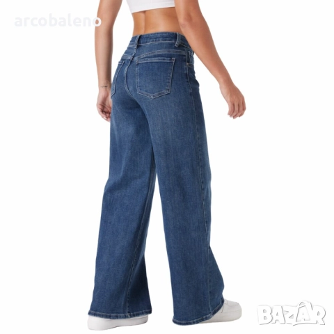 Дамски дънки с висока талия , снимка 5 - Дънки - 52626954