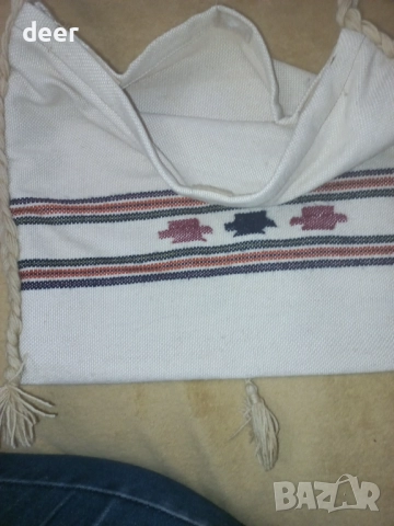 Ръчно тъкана вълнена торба, снимка 4 - Декорация за дома - 51526828