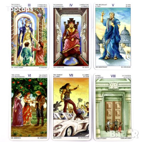 Таро карти - Out of Hand Tarot & Tarot of the 78 Doors & Vox Arcana, снимка 10 - Карти за игра - 45280493