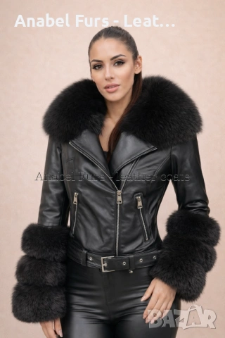 Дамски якета от естествена кожа, снимка 2 - Якета - 53326537