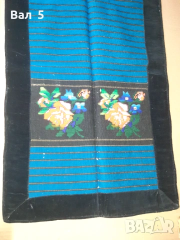 Автентична тъкана вълнена престилка , носия, снимка 2 - Антикварни и старинни предмети - 53875533