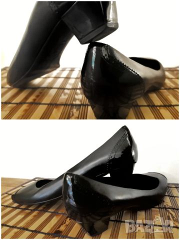 Bally 1851 Grayson Swiss / 37* / дамски обувки естествена кожа и кован гьон / състояние: отлично, снимка 6 - Дамски елегантни обувки - 45569951