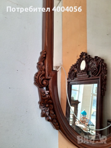 Огледало, снимка 3 - Антикварни и старинни предмети - 53574079