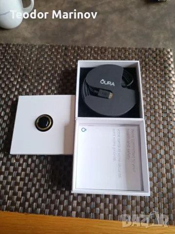 Oura Gen3 Horizon Gold US 8 Set, снимка 3 - Пръстени - 49141245