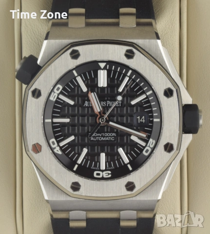 Audemars Piguet Royal Oak Offshore Diver 42mm Steel Blue Dial Automatic Различни Варианти, снимка 12 - Мъжки - 54044499