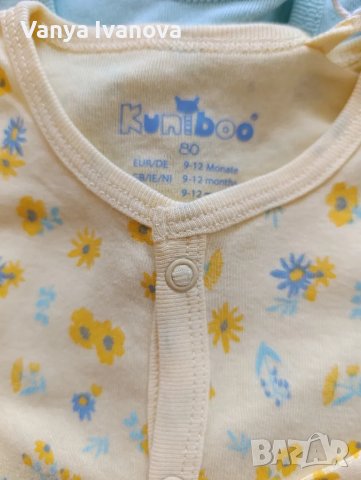 4 броя  нови пижами  9-12 месеца, снимка 4 - Бебешки пижами - 48843918