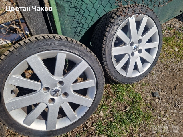Pеugeot 207 джанти с гуми, снимка 6 - Автомобили и джипове - 53763059