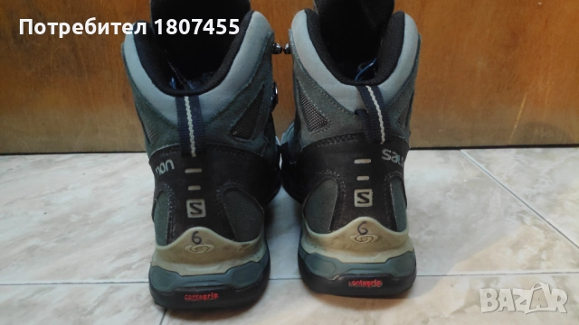 SALOMON дамски велурени туристически обувки., снимка 5 - Маратонки - 52643607