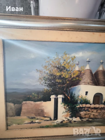 Пейзаж-ръчно рисувано-оригинал, снимка 3 - Картини - 50910370