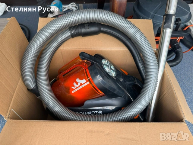 160311  прахосмукачка   rowenta ro3753ea цена 32евро или 62,59лв   смр -с 3 накрайника,, почти нова , снимка 5 - Прахосмукачки - 53878361